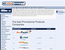 Tablet Screenshot of getyourpromotionalproducts.com
